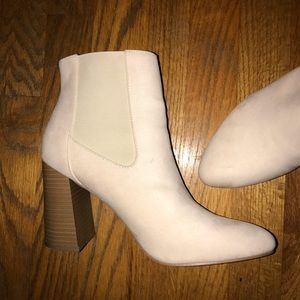 High heel booties